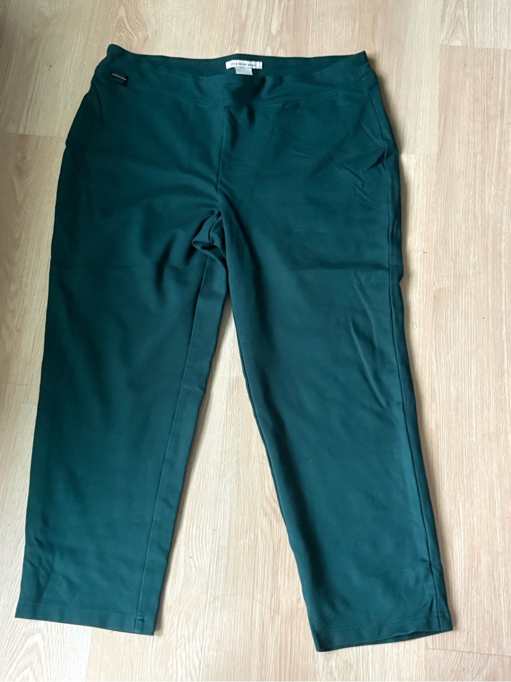 Zac & Rachel Dark Teal Pull-On Trousers